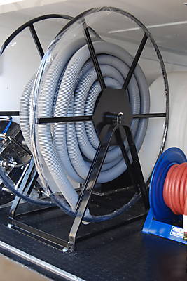 Pressure washer trailer, water recovery, recycling