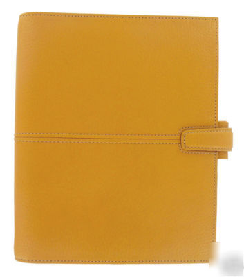 Filofax finchley personal organiser A5 size mustard
