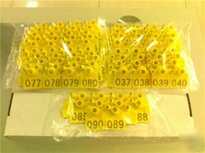 Kumflex ear tag for sheep 90 pieces numbered