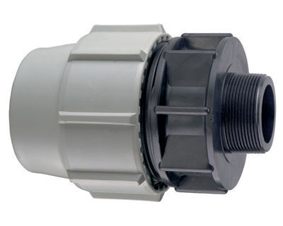 New * * plasson male adaptor compression mdpe 20MM 3/4
