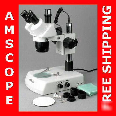 Super widefield stereo microscope 10X-20X-30X-60X