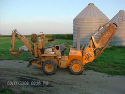 2003 case 460 trencher backhoe