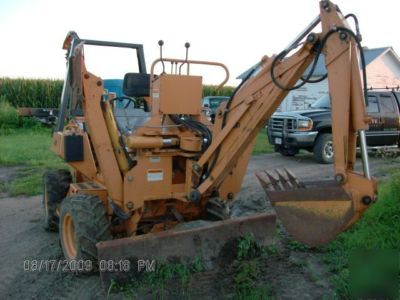 2003 case 460 trencher backhoe