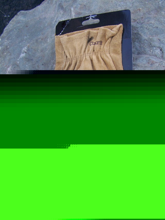 Carhartt leather fencer gloves suede cowhide size large