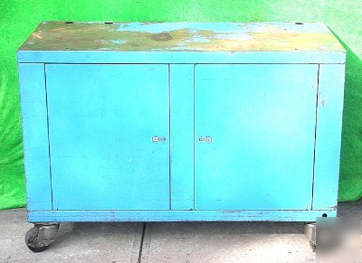 Hd steel tool tooling storage roller cabinet bench cart