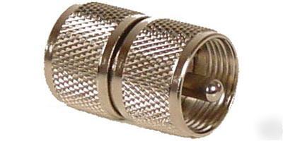 Uhf double male double pl-259 barrell coax RG8 rg 213