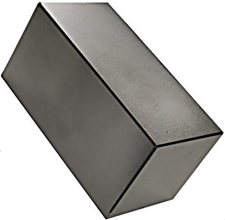 1 neodymium magnet 4 x 2 x 2 inch block N48 