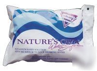 1PALLET/63BAGS nature's own water softener crystals