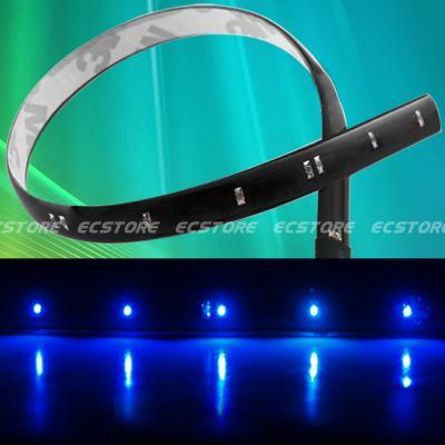 30CM led strip prewired 12V smd 15 leds flexible blue