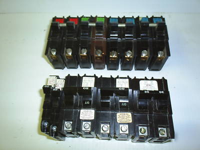 Lot of fpe stablok federal pacific circuit breakers