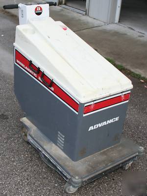 Whirlamatic advance floor baffing machine