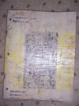 1972 cummins auto diesel engine operation manual s