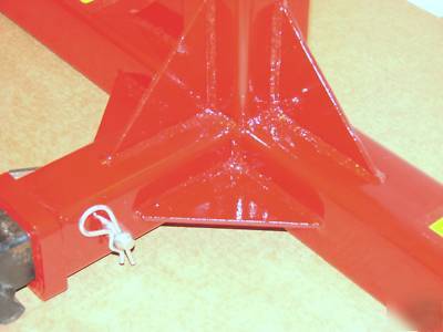 3 point gooseneck receiver hitch, category 2