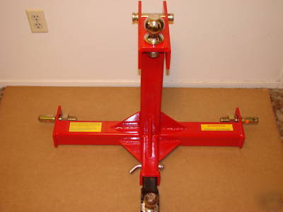 3 point gooseneck receiver hitch, category 2