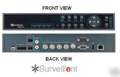 Everfocus ECOR4F500 ECOR4F-500 4 channel dvr 500GB