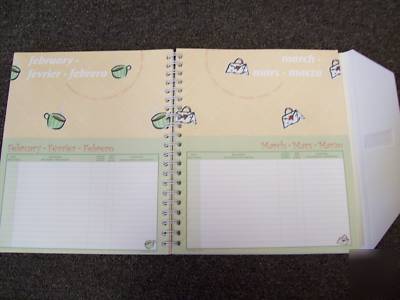 New dayrunner home finances monthly bill organizer spir