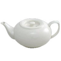 White luxury stackable teapot 450 ml x 1