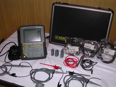 Aemc OX7104-c kit portable scope 4 ch color 100MHZ 