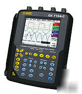 Aemc OX7104-c kit portable scope 4 ch color 100MHZ 
