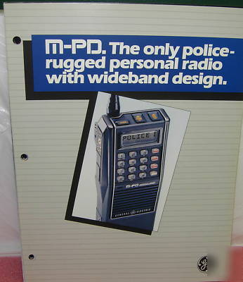 New ge business band radio brochures (15 in condition)