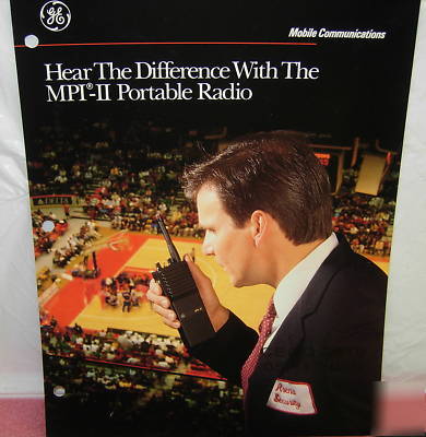New ge business band radio brochures (15 in condition)