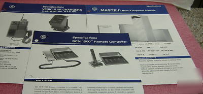 New ge business band radio brochures (15 in condition)