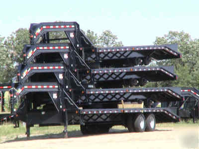 Sparkstrailers.com pj 32' gooseneck w/pop-up