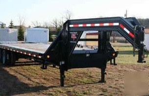 Sparkstrailers.com pj 32' gooseneck w/pop-up