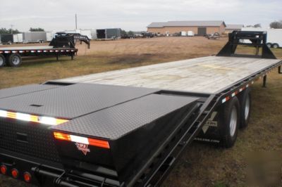 Sparkstrailers.com pj 32' gooseneck w/pop-up