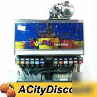 Used servend 12 head soda dispenser w/ ice dispenser