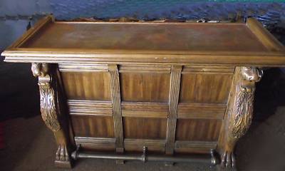  carved oak bar that you've always wanted