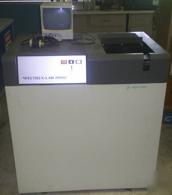 Spectro x-lab 2000 xrf