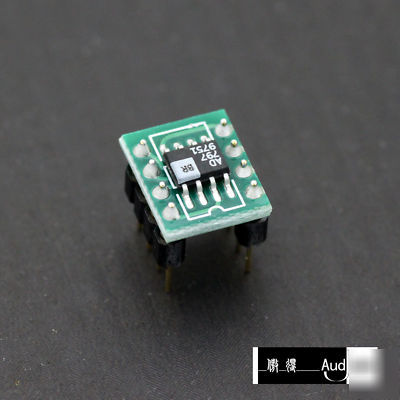 5X dual to mono op amp module NE5532 TL072 to AD797BR