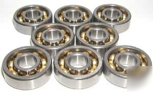8 scooter abec-7 bearings bronze cage open bearings