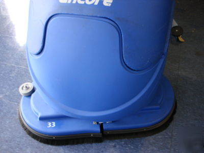 Clarke encore 33 walk-behind floor scrubber w/ charger