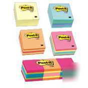 3M post-it bright colors memo cube 2IN x 2IN |pack of