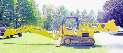 John deere 350 b crawler loader backhoe