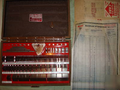 Starrett weber 88 w/acc gauge block set unused flawless