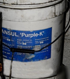 1 50# bucket of ansul purple-k fire extinguisher retill