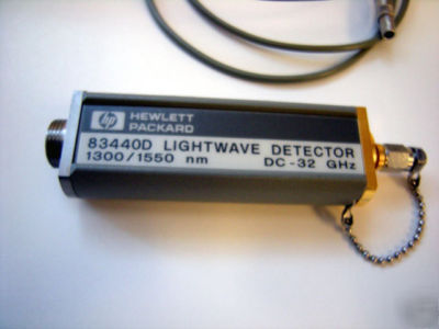 Hp agilent 83440D lightwave detecor, w/ opt 012