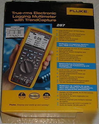 New fluke 287 digital multimeter - * * * * - msrp 465