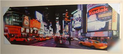 New york city street scene canvas wall art picture new