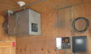 20 ft shipping container - electrical, phone, ac, heat