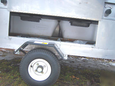 8X4 foot trailer with 8 burner grill 