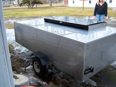 8X4 foot trailer with 8 burner grill 