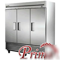 New true t-72F commercial 3-door reach-in freezer T72F