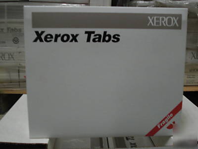 Xerox mylar ivory copier tabs 1/4 cut 9X11 1/2