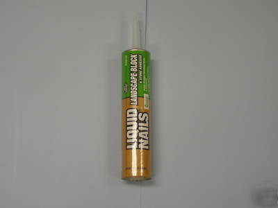 10OZ liquid nails landscape block adhesive 022078419225