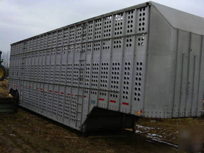 1979 merritt double decker livestock trailer in ohio