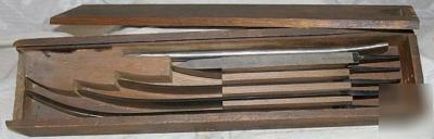 Antique babbitt bearing scraper set hit - miss engine